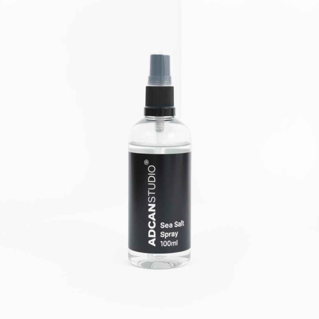 Kit de Estilo Masculino Completo Nishman + ADCAN | Cera M1 + Polvo P1 + Sea Salt Spray | Pack Grooming Hombre